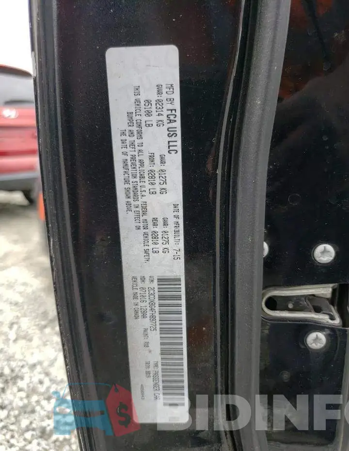 2C3CDXBG4FH897725 Photo# 12