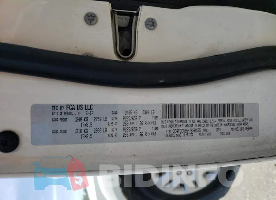 3C4PDCAB5HT676155 Photo# 12