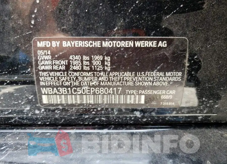 WBA3B1C50EP680417 Photo# 13