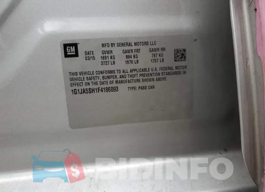 1G1JA5SH1F4186093 Photo# 12