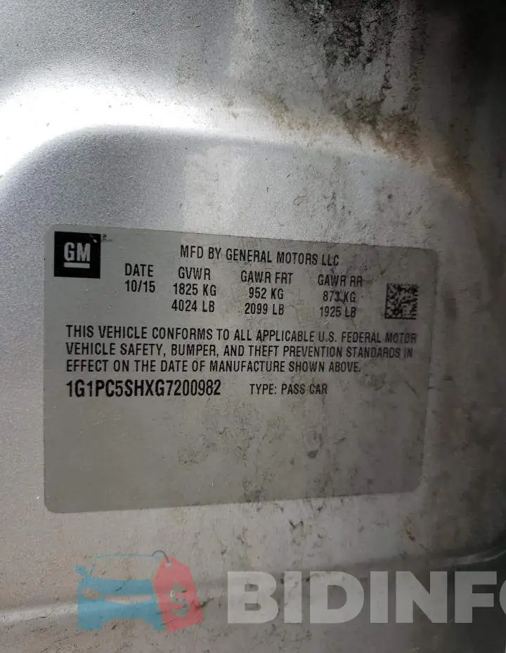 1G1PC5SHXG7200982 Photo# 12