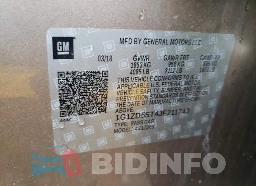 1G1ZD5ST4JF211743 Photo# 10
