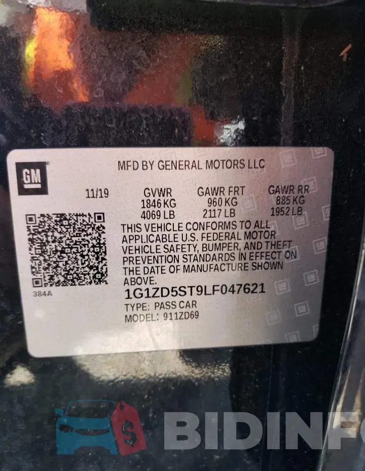 1G1ZD5ST9LF047621 Photo# 12