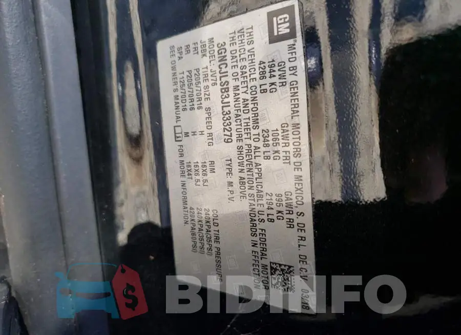 3GNCJLSB3JL333279 Photo# 13