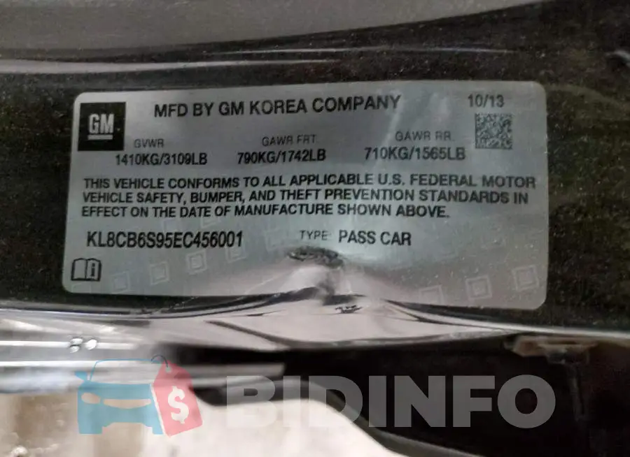 KL8CB6S95EC456001 Photo# 12