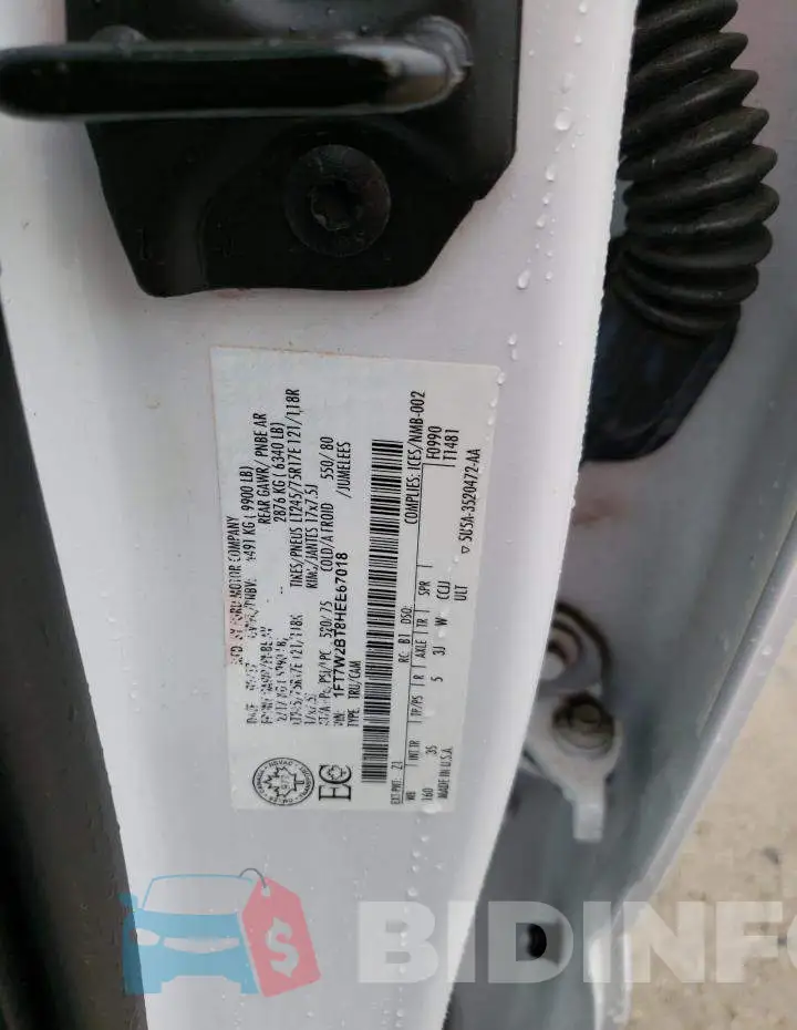 1FT7W2BT8HEE67018 Photo# 12