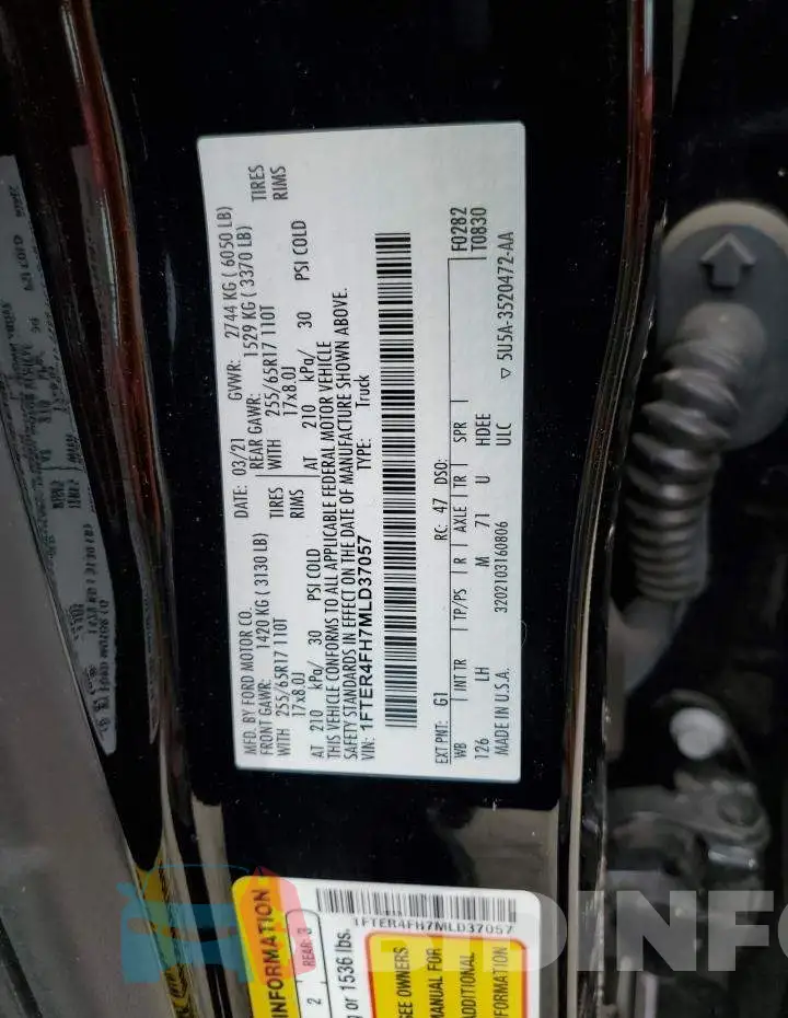 1FTER4FH7MLD37057 Photo# 12