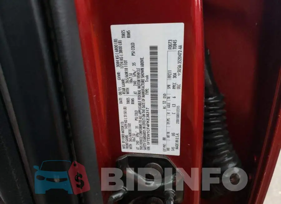 1FTEW1CF4FKE38317 Photo# 12