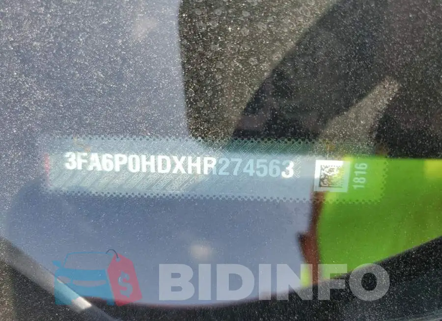 3FA6P0HDXHR274563 Photo# 12