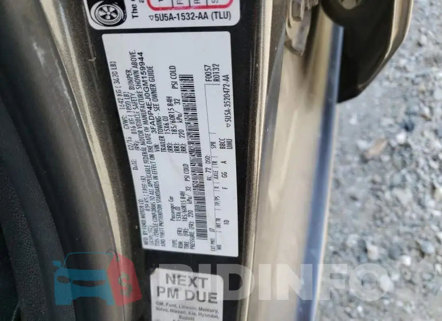 3FADP4EJ0GM159944 Photo# 12