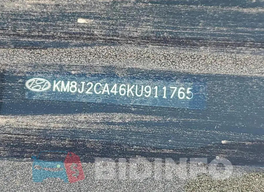 KM8J2CA46KU911765 Photo# 12