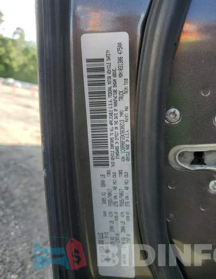 1C6RR6FG5KS630213 Photo# 12
