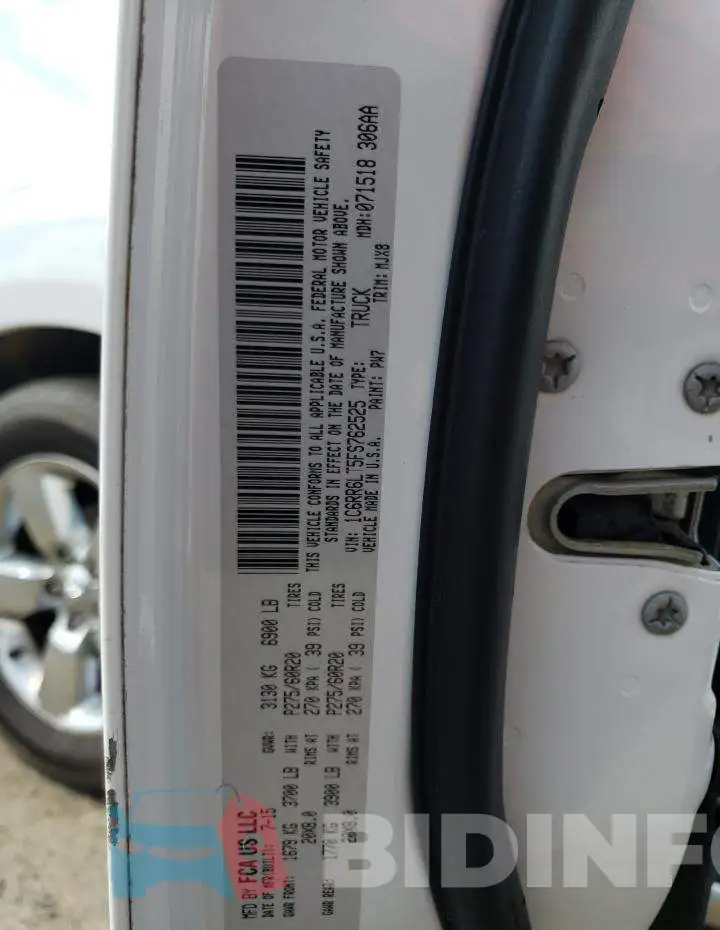 1C6RR6LT5FS762525 Photo# 12