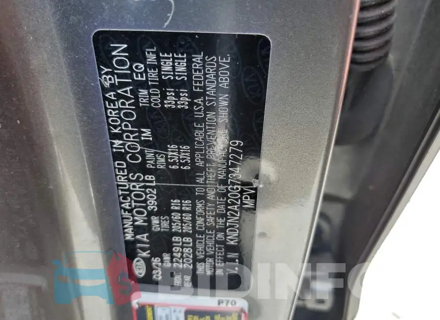 KNDJN2A20G7347279 Photo# 13