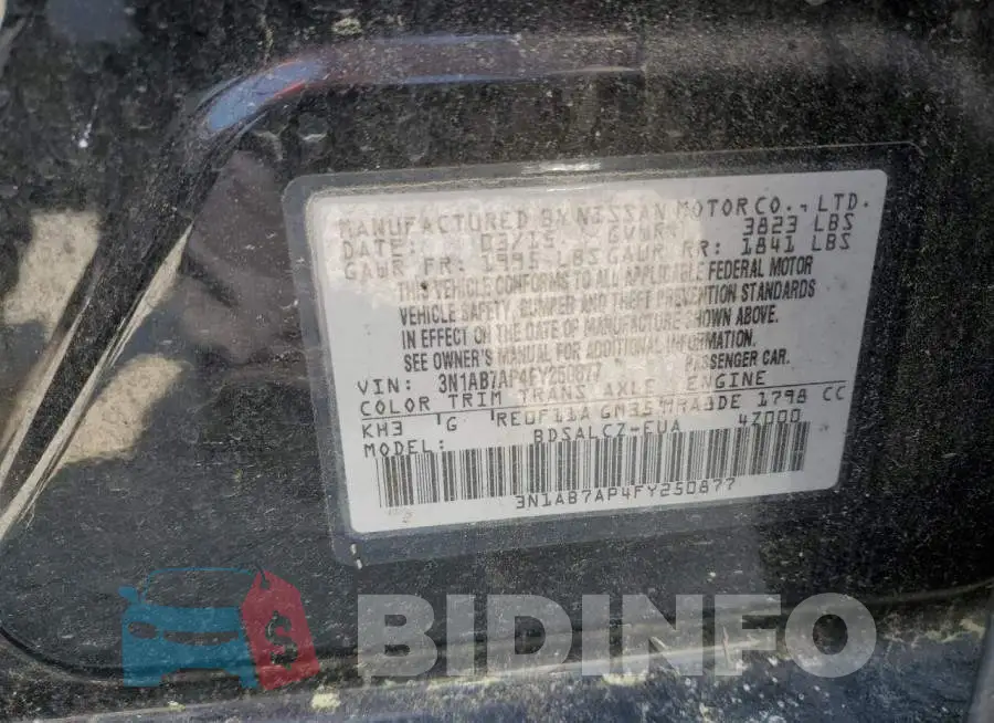 3N1AB7AP4FY250877 Photo# 12