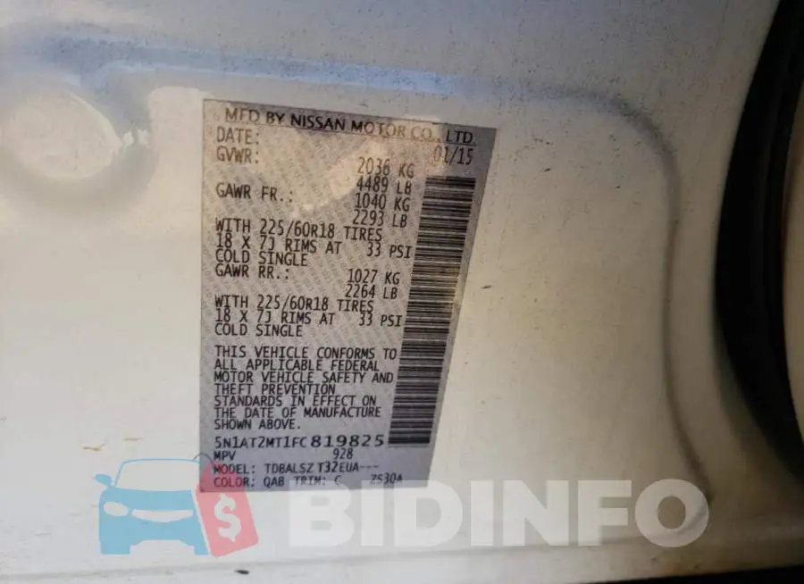 5N1AT2MT1FC819825 Photo# 10