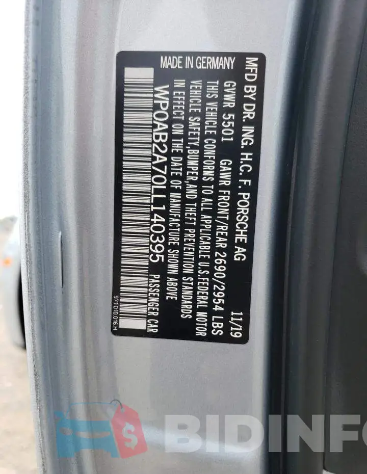 WP0AB2A70LL140395 Photo# 12