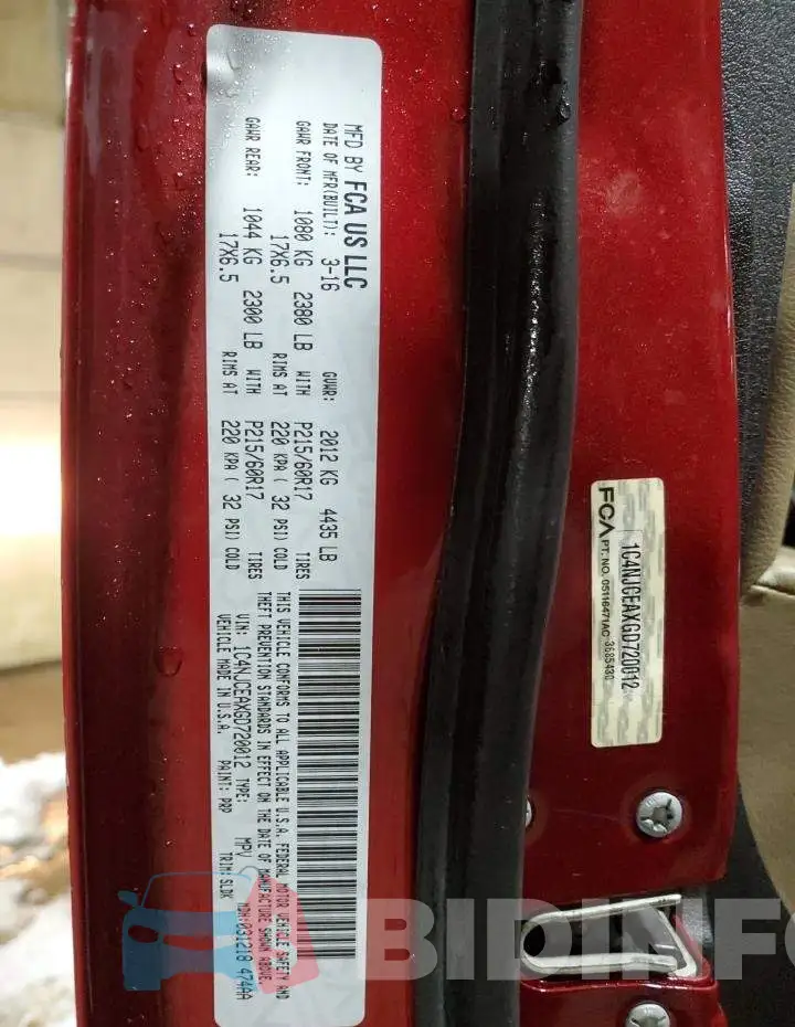 1C4NJCEAXGD720012 Photo# 13