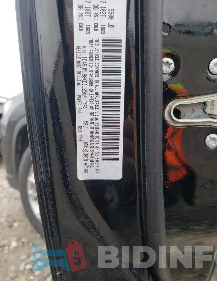 1C4PJMLB0KD112504 Photo# 13