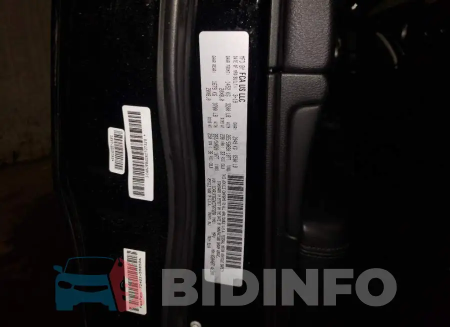 1C4RJFBG2KC707328 Photo# 13