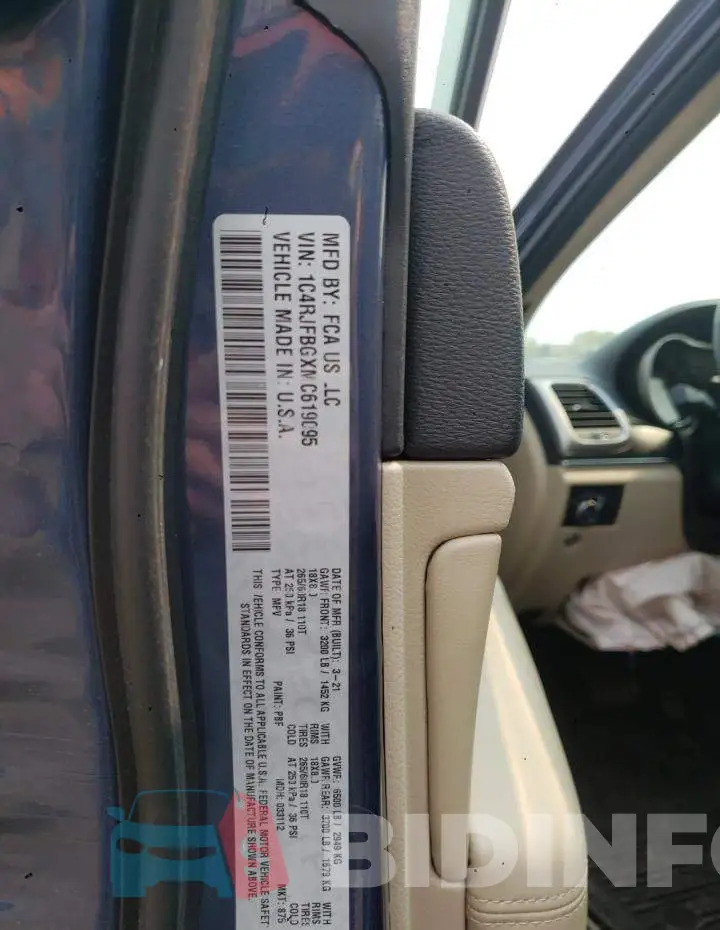 1C4RJFBGXMC619095 Photo# 12