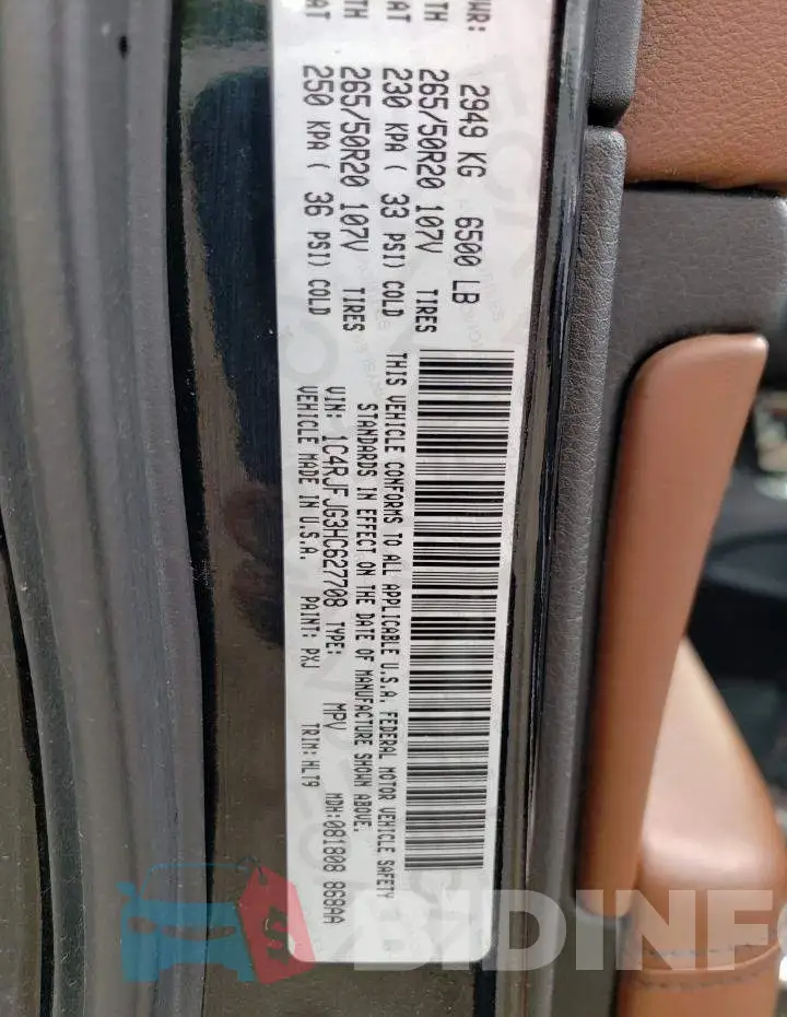 1C4RJFJG3HC627708 Photo# 13