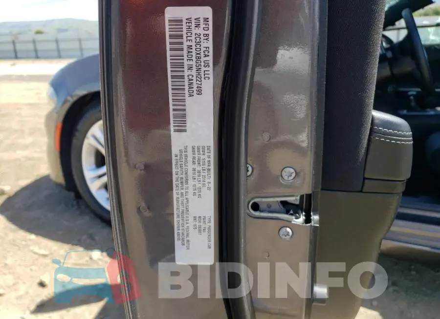 2C3CDXBG5NH227499 Photo# 12