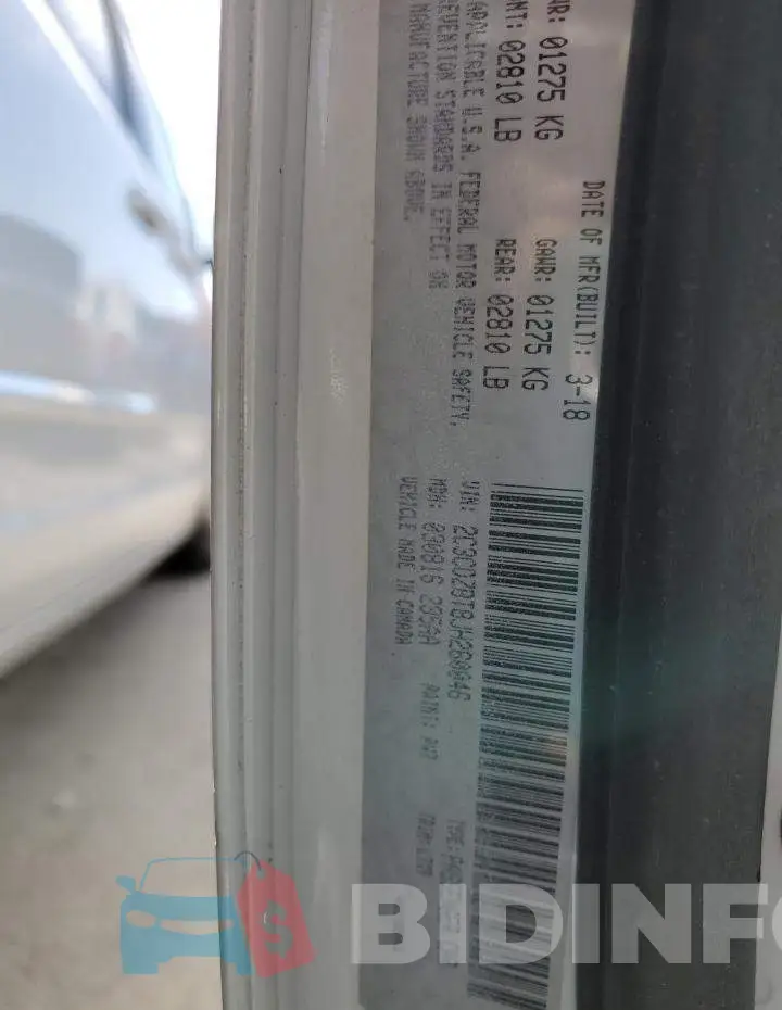 2C3CDZBT8JH260046 Photo# 12
