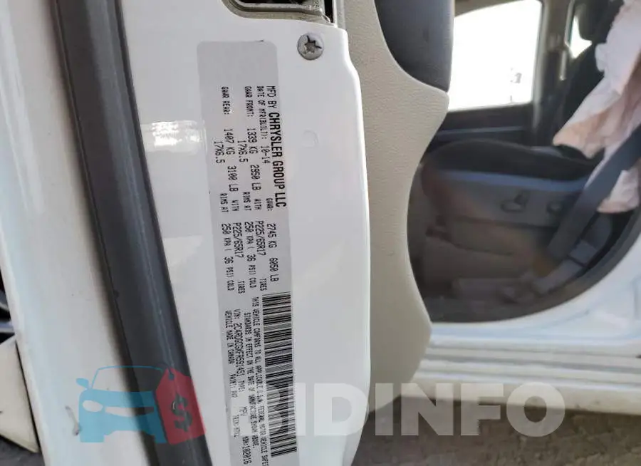 2C4RDGCGXFR591451 Photo# 14