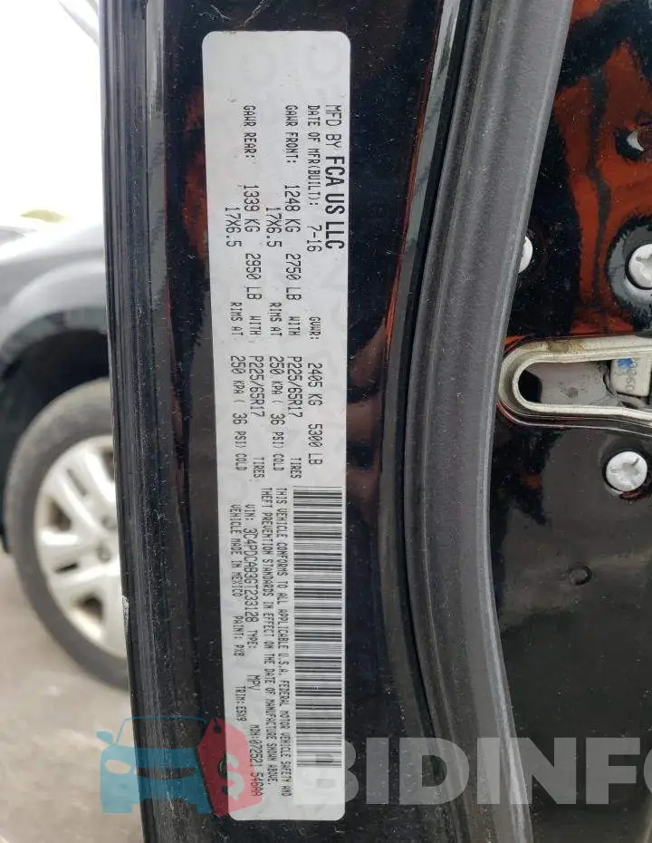 3C4PDCAB3GT233128 Photo# 13