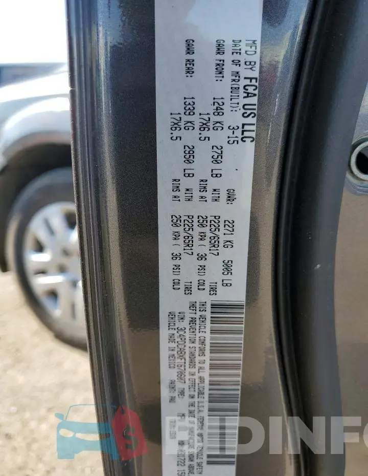 3C4PDCABXFT670607 Photo# 12
