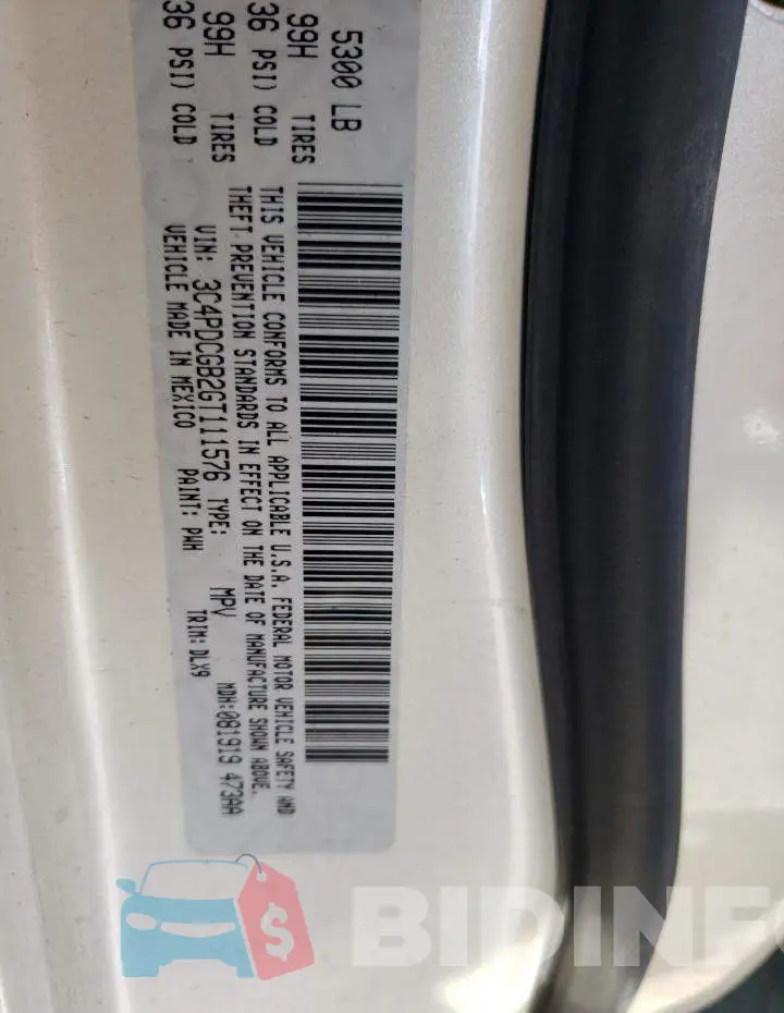 3C4PDCGB2GT111576 Photo# 13