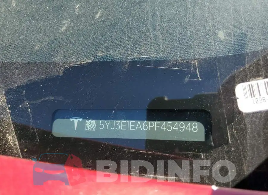 5YJ3E1EA6PF454948 Photo# 12