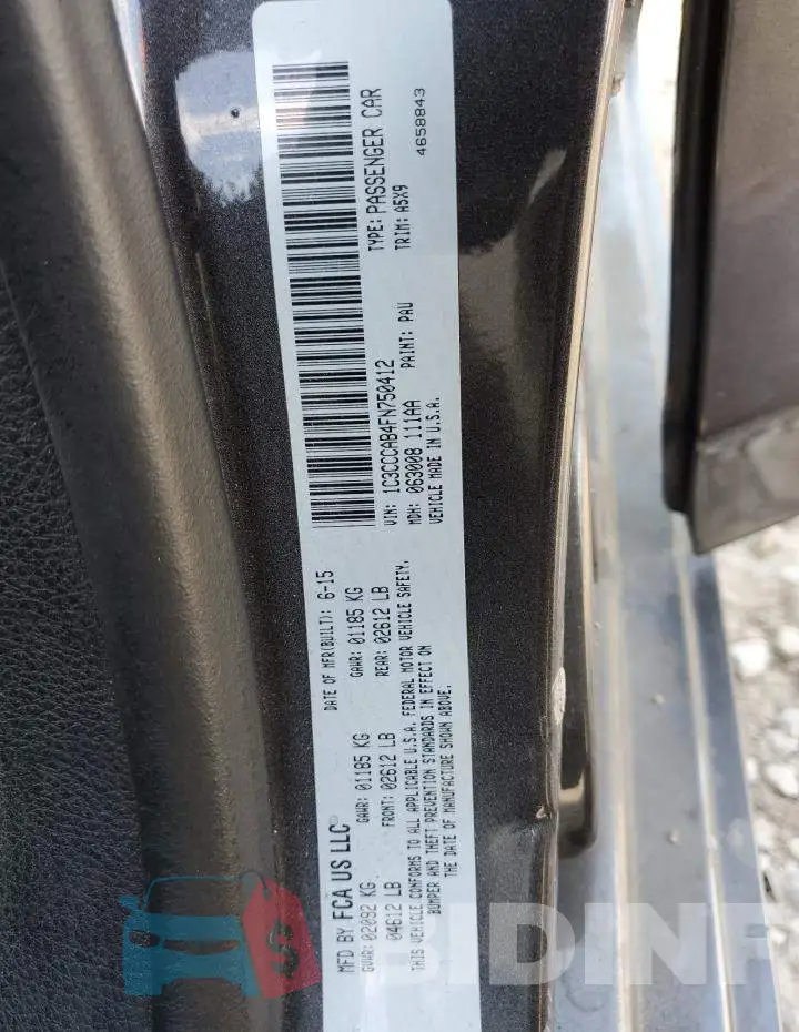 1C3CCCAB4FN750412 Photo# 12