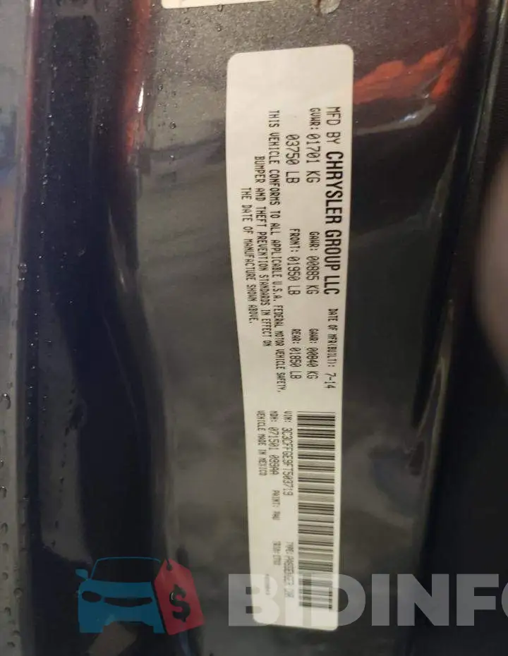 3C3CFFGE9FT503719 Photo# 12