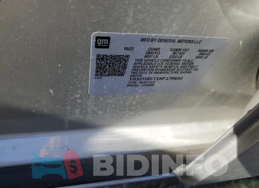1G1ZD5ST1NF170638 Photo# 12