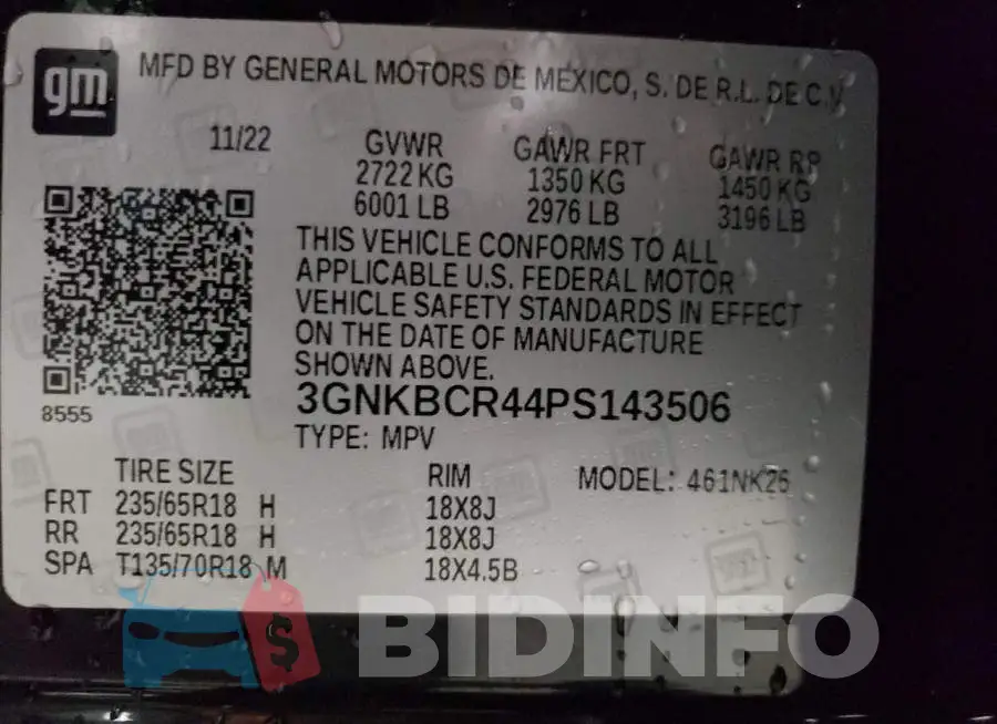 3GNKBCR44PS143506 Photo# 12