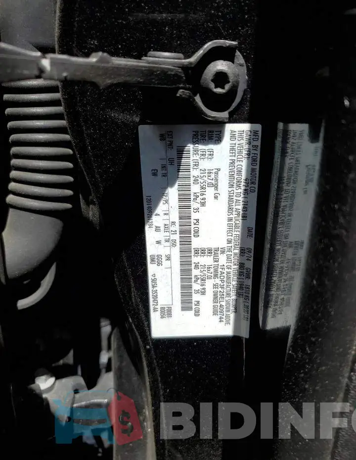 1FADP3F25EL409744 Photo# 12