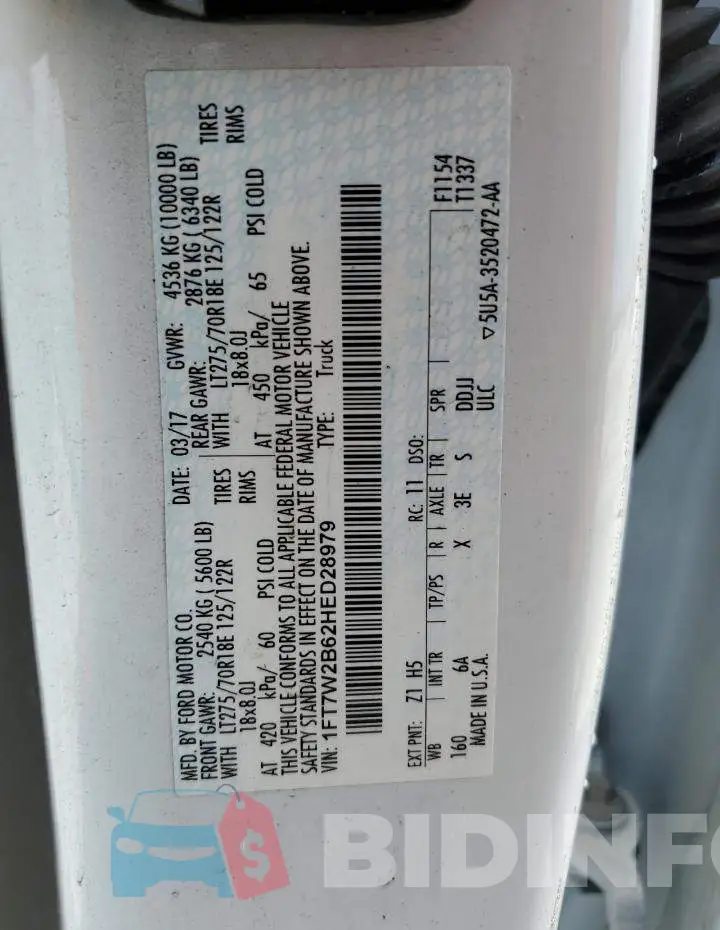 1FT7W2B62HED28979 Photo# 12