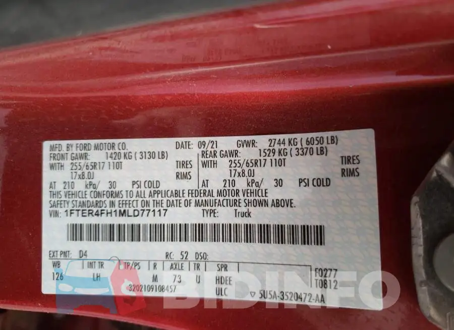 1FTER4FH1MLD77117 Photo# 12