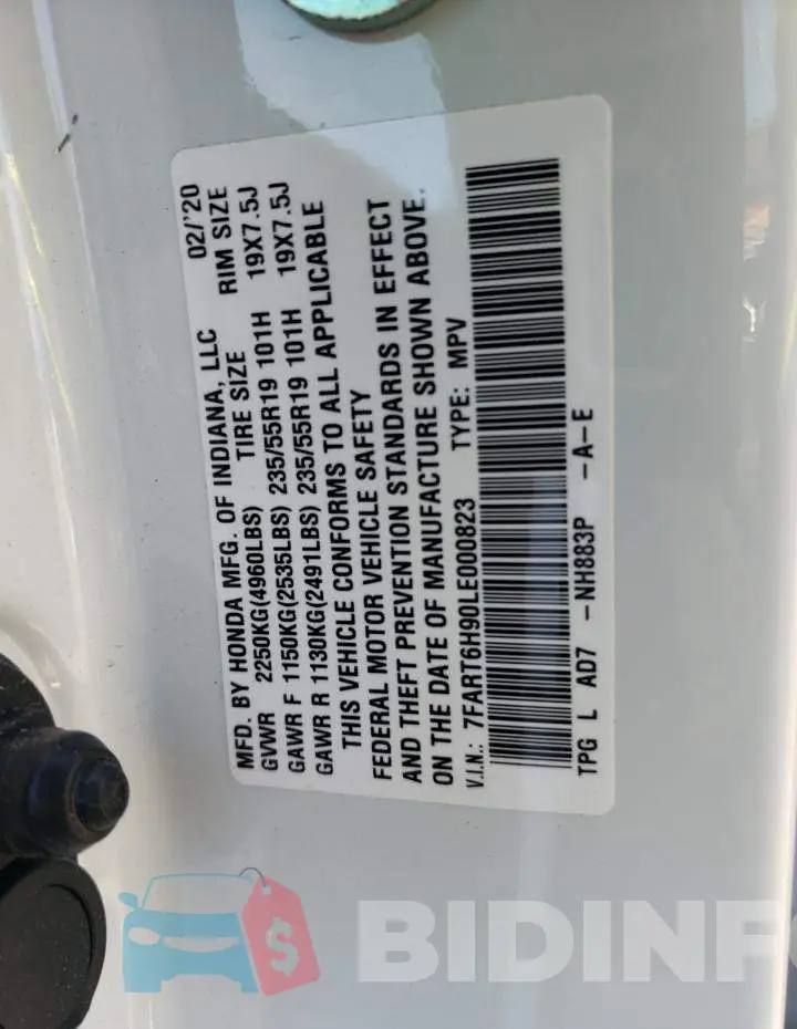 7FART6H90LE000823 Photo# 13