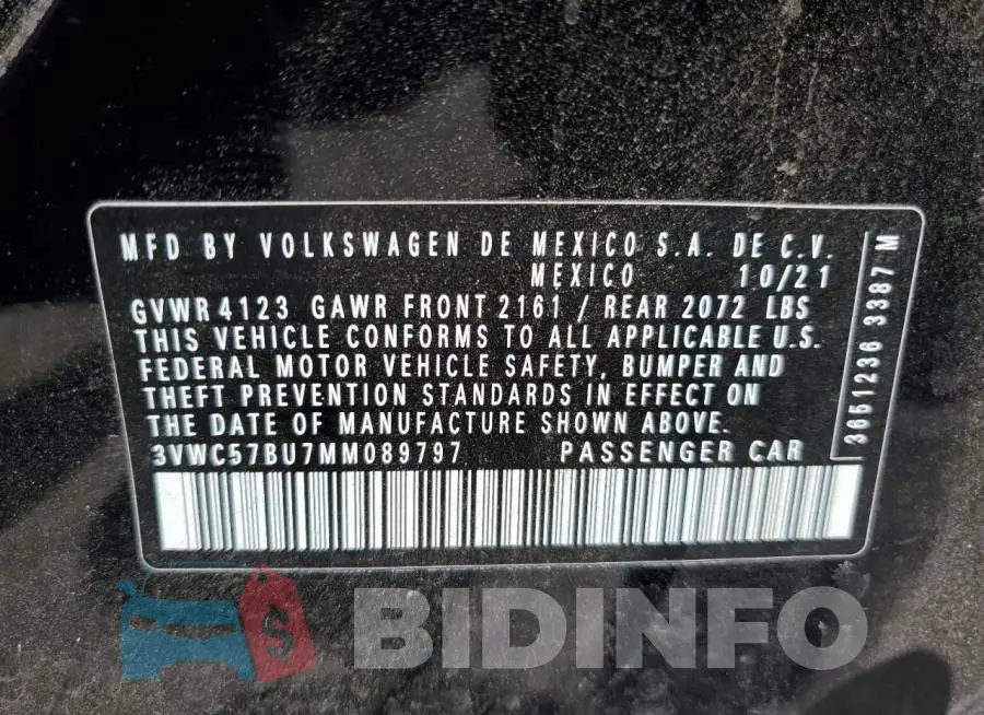 3VWC57BU7MM089797 Photo# 12
