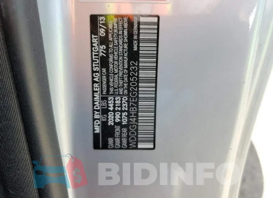WDDGJ4HB7EG205232 Photo# 12