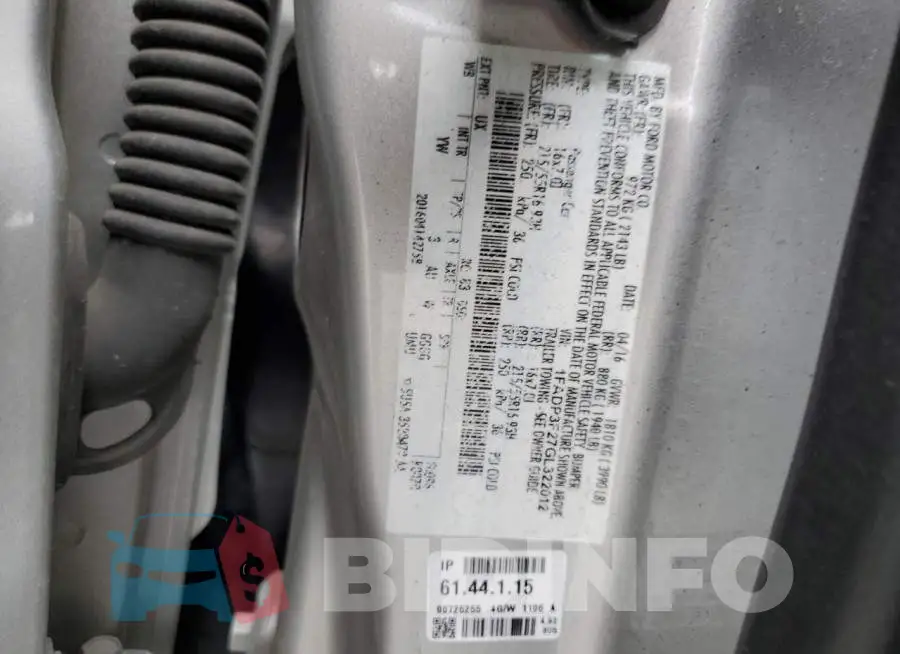 1FADP3F27GL322012 Photo# 13