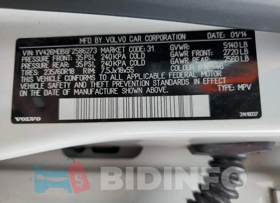 YV426MDB8F2586273 Photo# 13