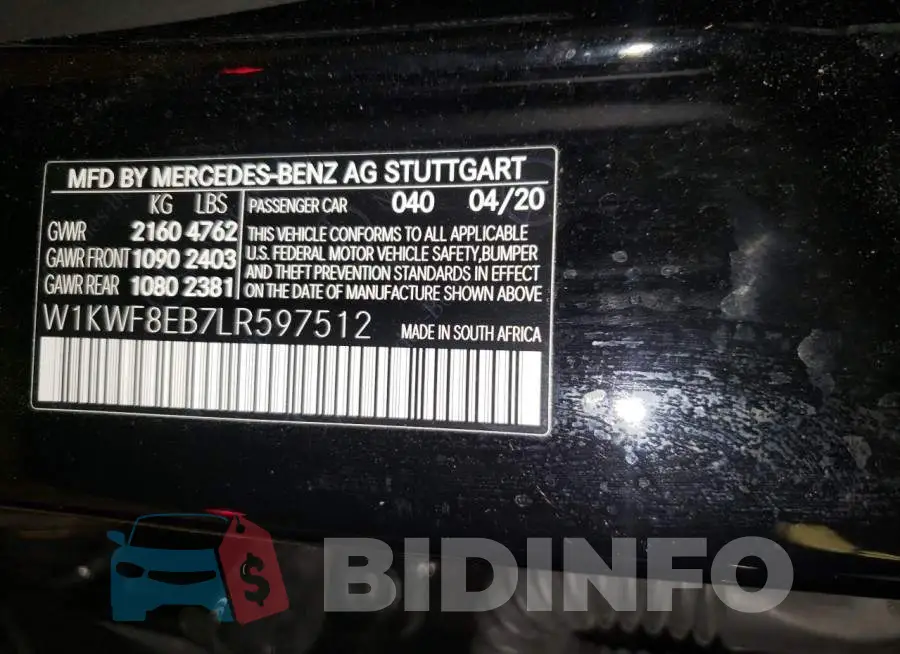 W1KWF8EB7LR597512 Photo# 12