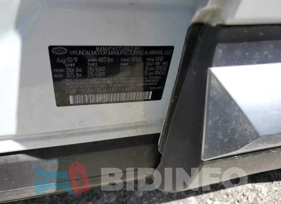 5NMS2CAD4LH154687 Photo# 13