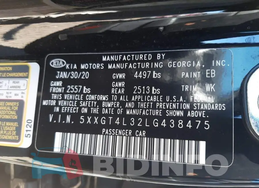 5XXGT4L32LG438475 Photo# 10