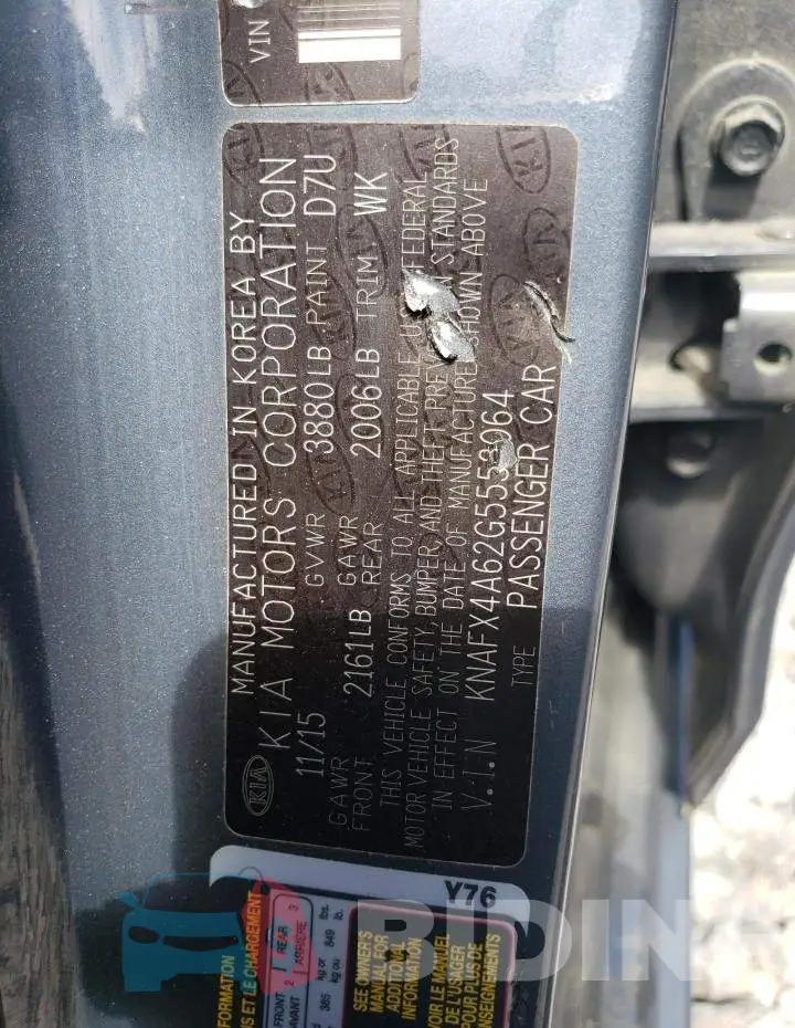 KNAFX4A62G5553064 Photo# 12