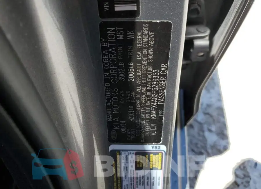 KNAFX4A83F5289353 Photo# 12